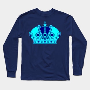 Imperial Crown (Water Blue) Long Sleeve T-Shirt